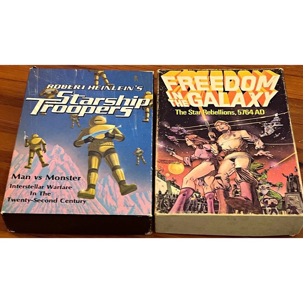 Vintage Avalon Hill Starship Troopers, Freedom in the Galaxy Bookcase Game 1976